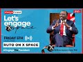 🔴LIVE!! GEN Z ISSUES A STERN WARNING TO RUTO ON X SPACE
