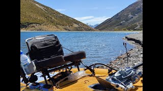 新西兰皮划艇钓鳟鱼/NZ Kayak Trout Fishing #HOBIE I11S #Lake Lyndon