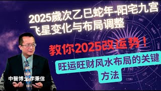 2025歲次乙巳蛇年 阳宅九宫飞星变化与布局调整 財神到你家 ｜2025居家佈局與改運｜2025年化煞強運的方法｜歲次乙巳年陽宅與辦公室｜紫白飛星論陽宅2025｜最強風水攻略吉旺位 九宮飛星方位大解析