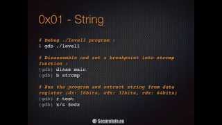 Debugging and reverse algorithm with GDB