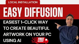 Easiest 1-click way to create beautiful artwork on your PC using AI - EasyDiffusion