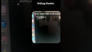 Day 03 V01 ll Coding Hunter ll python programming Numbering pattern ll #coding #programminglanguage