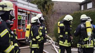 Orkan beschleunigt Wohnhausbrand