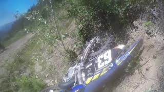 YZ250X Dirt Bike Crashes Hard!