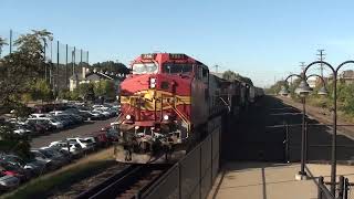 BNSF 756 Leads CSX K161 East through Union, NJ with BNSF/CSX Power 09/20/2019