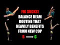 COP Challenge: Balance Beam Routine That Heavily Benefits from New COP