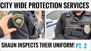 City Wide Protection Services - Security Uniform Inspection of a Subscriber! Part 2 #security