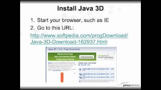 How to install Java 3D on a PC