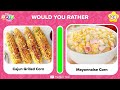 Would You Rather... Spicy VS Sour JUNK FOOD Editions 🌶️🍋
