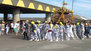 ２３５９南房総千倉の祭・８地の神輿が千倉漁港に集結・平館の神輿　hikur884088418842