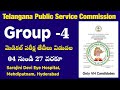 ⚡ TGPSC Group 4 Medical Examination held on 04th July 2024 l Only VH Candidates l Sarojini Devi Hspt