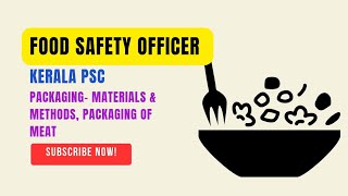 FSO 2024| FOOD SAFETY OFFICER PSC CLASSES |FOOD TECHNOLOGY|