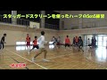 スタッガードスクリーンを使ったハーフの5on5練習【公立高校バスケ指導】