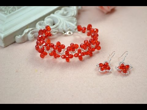 How to Make Red Handmade Jewelry Sets with Crystals How to Make Red Handmade Jewelry Sets with Crystals