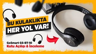 A101'deki Kablosuz Kulak Üstü Kulaklık | GoSmart GS-BT-10 | Kutu Açılışı \u0026 İnceleme