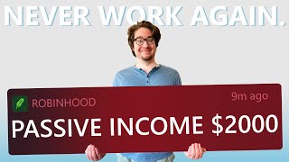 What is PASSIVE INCOME Dividend Investing | Beginner Investing with Robinhood