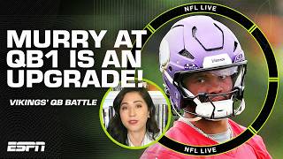 Why the Vikings need to WRAP UP the Kyler Murray vs. J.J. McCarthy QB competition ⏳ | NFL Live