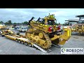 CAT D11 Dozer! Loading, transporting and onsite assembly!