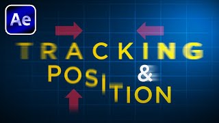 Tracking & Position Animation in After Effects | Smooth Text Animation Tutorial