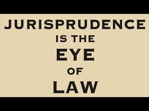 Who said jurisprudence is the eye of law?