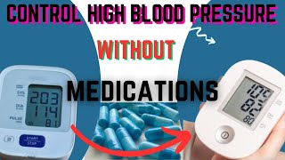 10 Ways To Control High Blood Pressure Without Medication