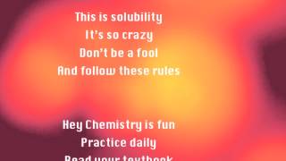 Solubility Rules (Call Me Maybe Parody)