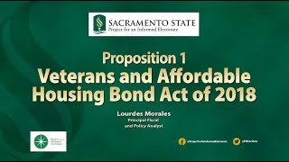 California 2018, Prop. 1, Veteran's Housing Bond, Non-Partisan Explainer