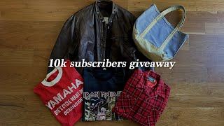 we hit 10k subscribers so I'm giving these vintage clothes away to you