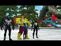 Spiderman rescue Spider Gwen vs Hulk vs Venom vs Black Spiderman| Game GTA 5 superheroes