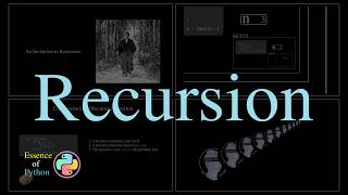 Recursion Visualized | Essence of Python, Chapter 12