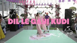 DIL LE GAYI KUDI GUJRAT NI | COUPLE DANCE | SANGEET PERFORMANCE | URBAN DANCERA CO.