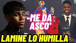 😱🤡 LAMINE LLAMA PAYASO Y HUMILLA A VINICIUS - LE DA SU MERECIDO - LLOROS DEL REAL MADRID Y VINICIUS