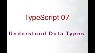 07 TypeScript Data Types Explained – Beginner’s Guide with Examples! 🚀
