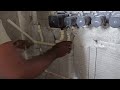 plumbing work for 4way thermostat diverter installation with details