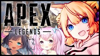 【APEX】おんなのこ3人でちゃんぽん食べる！【Vtuber】