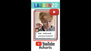 🏳️‍🌈that✨awkward✨pronouns moment😬😂 #comedy #shorts #lgbt SUBSCRIBE TO MY CHANNEL👆