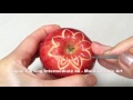 apple repeat petal shape design intermediate lesson 40 by mutita edible art of fruit and veget