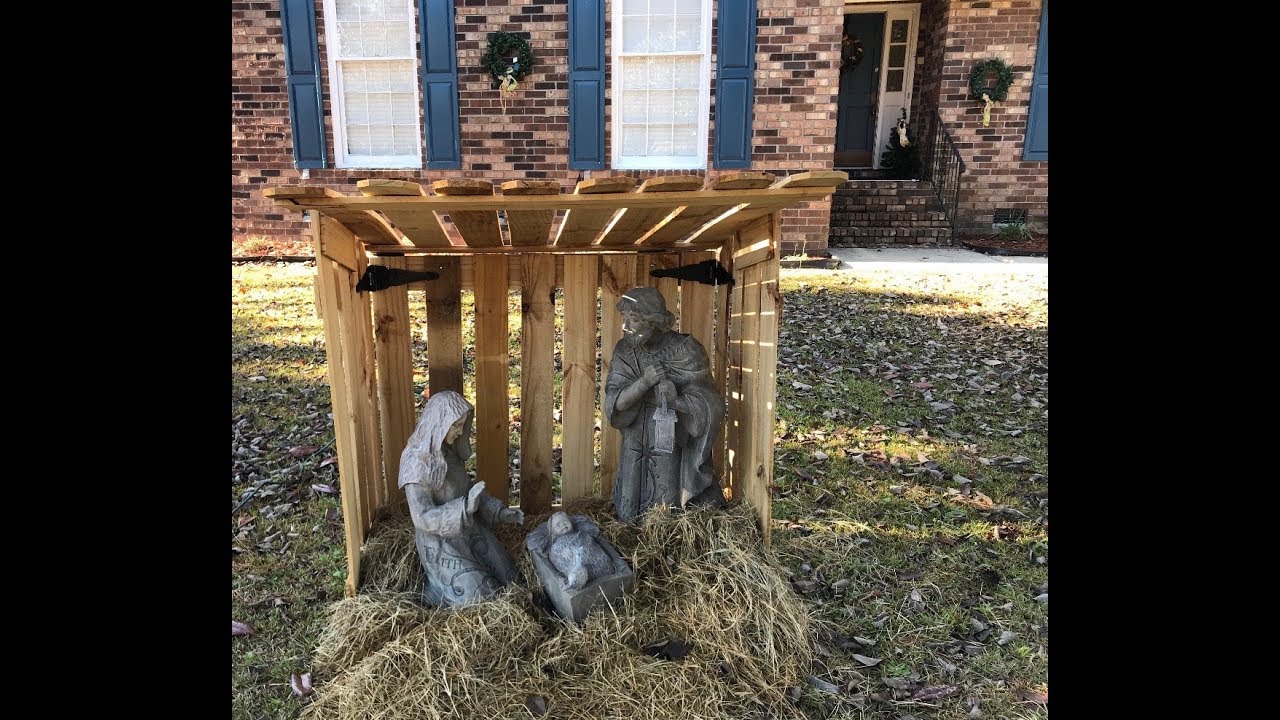 Outdoor Nativity Stable Building A Nativity Manger Stable Christmas