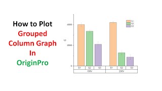How to Plot Grouped Column Graph In OriginPro