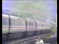 class 50 s at dawlish station. 1986.