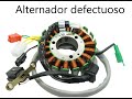 Alternador (estator)  Torito Bajaj 4tiempos ( su funcionamiento y diagnóstico)