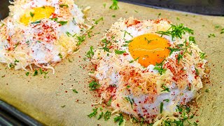 Eine neue Art, Eier zum Frühstück zu machen! Gesundes Essen - frische Rezepte! frühstücksideen