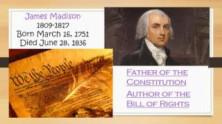 Vid The First Five Presidents HW Powerpoint