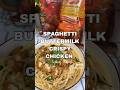 SpaghettiButtermilk CrispyChicken gabungan pasta #Itali #buttermilk #ayamgoreng  #popular #Malaysia