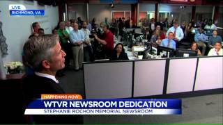 WATCH: Newsroom dedication to longtime anchor Stephanie Rochon