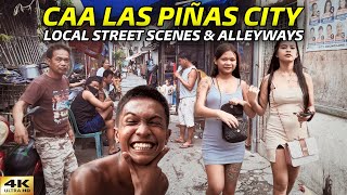 I Never Knew CAA Las Piñas City Was Like This! Rarely Seen Alleyways \u0026 Street Scenes [4K]