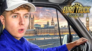 IM EURO TRUCK SIMULATOR DURCH ENGLAND FAHREN! 🏴󠁧󠁢󠁥󠁮󠁧󠁿🚛 LINKSVERKEHR + MEGA UNFALL! 😱