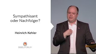 Sympathisant oder Nachfolger? - Heinrich Kehler