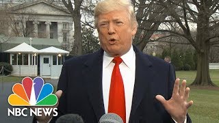 President Trump Pledges To ‘Rebuild’ FBI, Calls Russia Investigation A ‘Democrat Hoax’ | NBC News