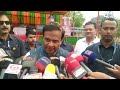 Dr Himanta Bishwa Sharma Cm of Assam visit at amguri